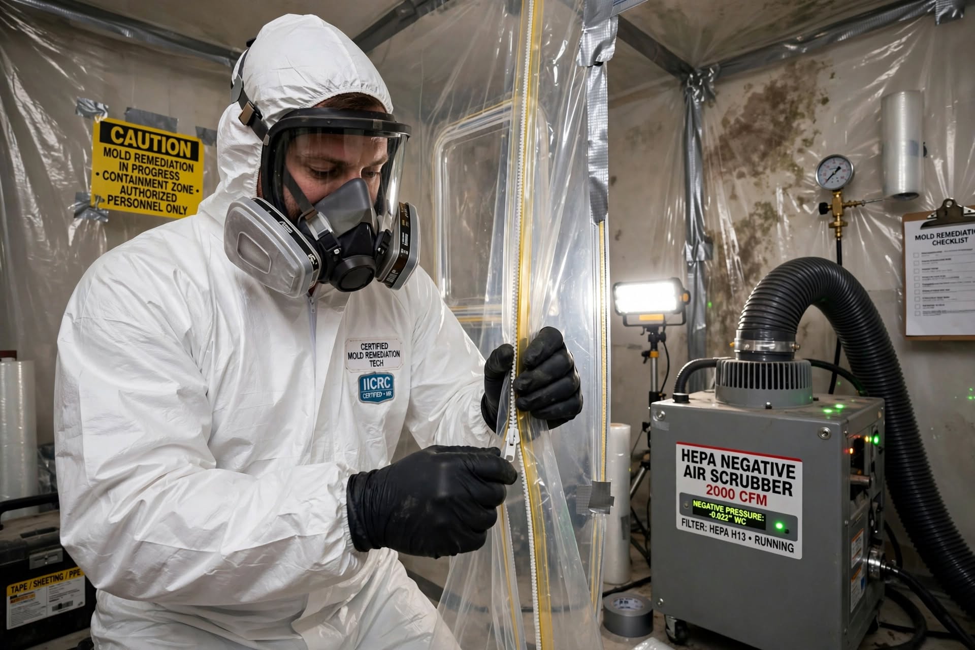 Is DIY mold removal effective after water damage?
