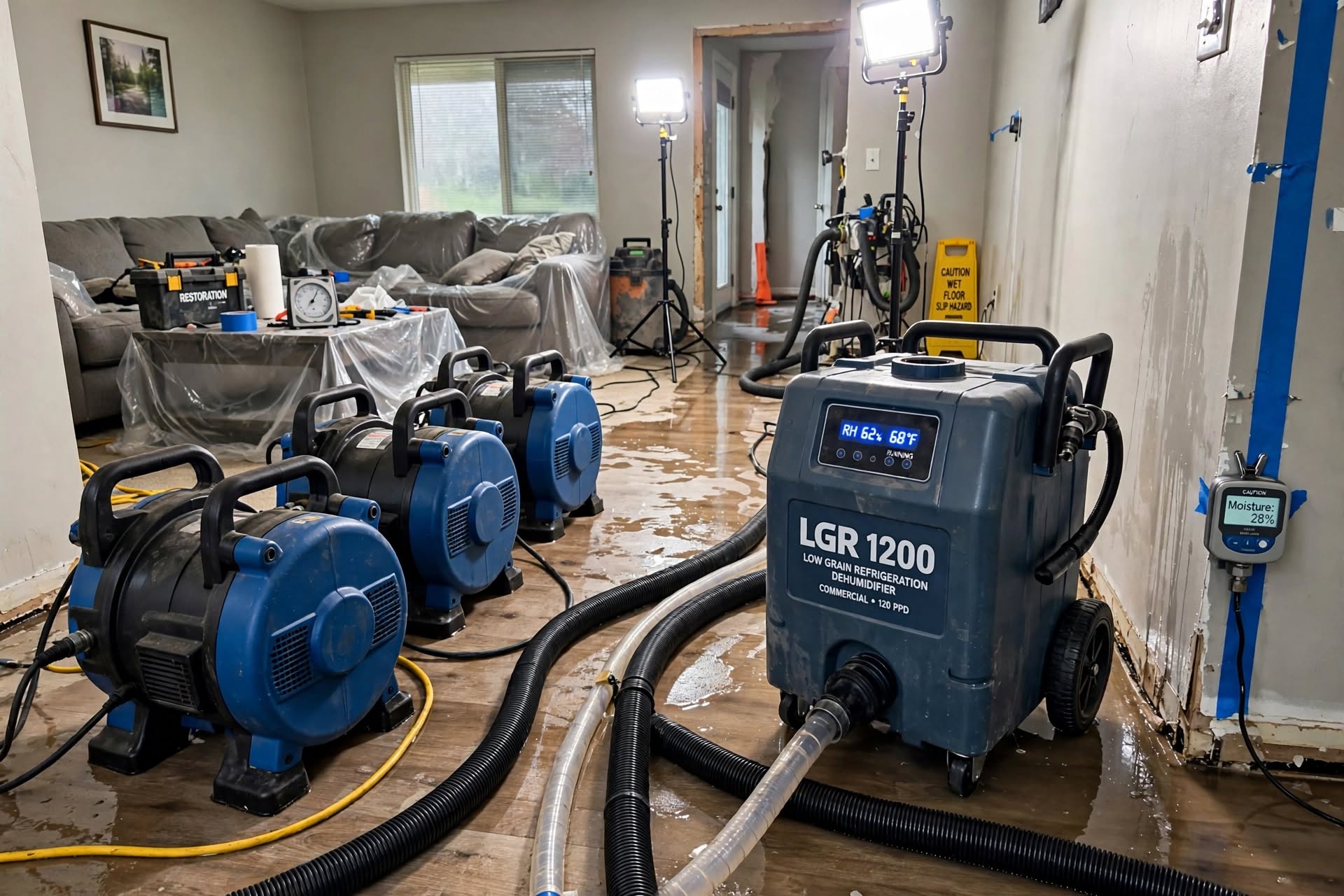 How fast mold grows after water damage?