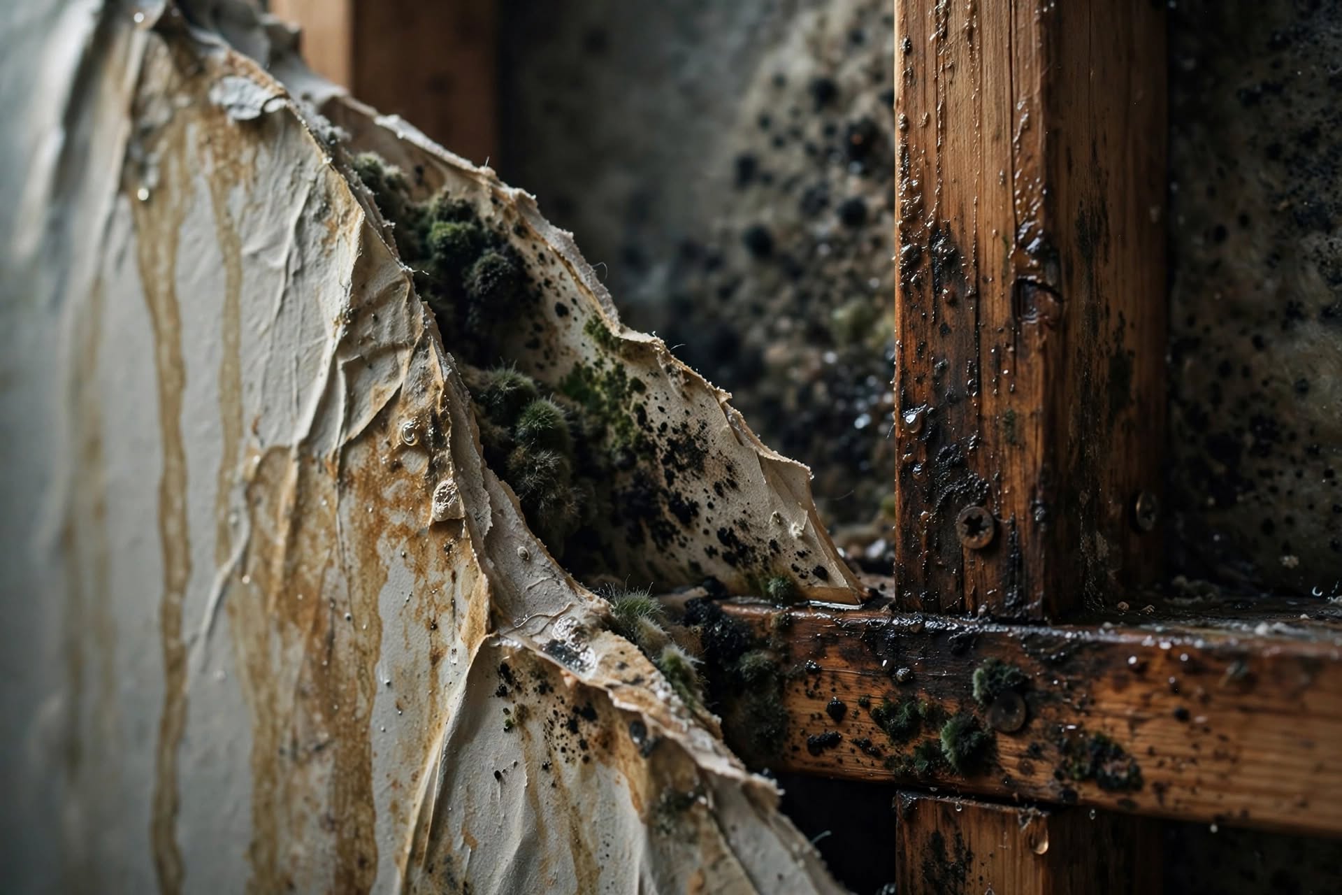 Is mold developed from water damage harmful?